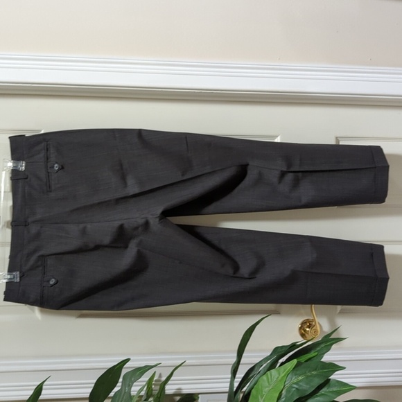 Goly LTD Custom Men's Dark Grey Tailored 100% Italian Wool Suit Single Vent 48R - Picture 8 of 13